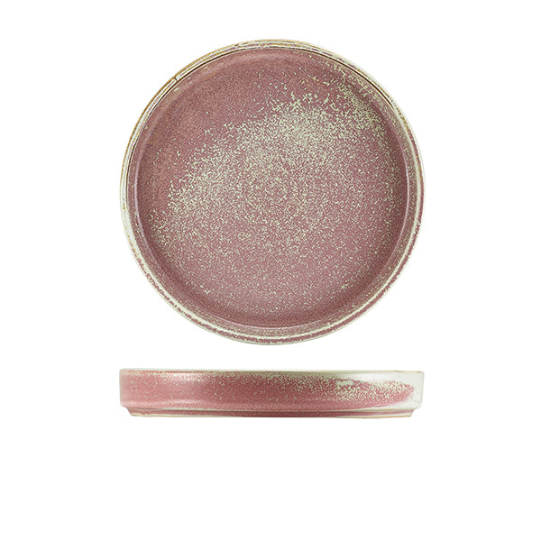 Terra Porcelain Rose Presentation Plate 21cm - Pack Of 6