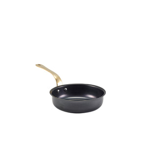 Black Vintage Steel Mini Fry Pan 13.5 x 3.75cm - Qty 6