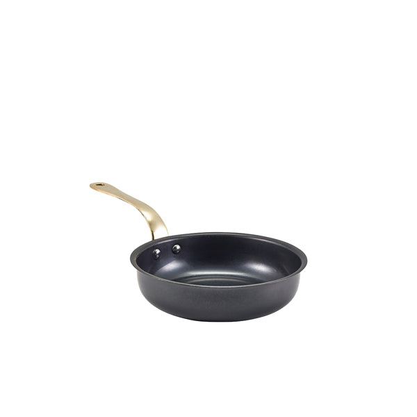 Black Vintage Steel Mini Fry Pan 15.5 x 4cm - Qty 6