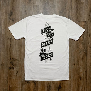 Too Many Cooks - Short Sleeve T-Shirt - White