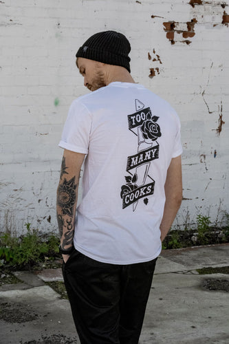 Too Many Cooks - Short Sleeve T-Shirt - White